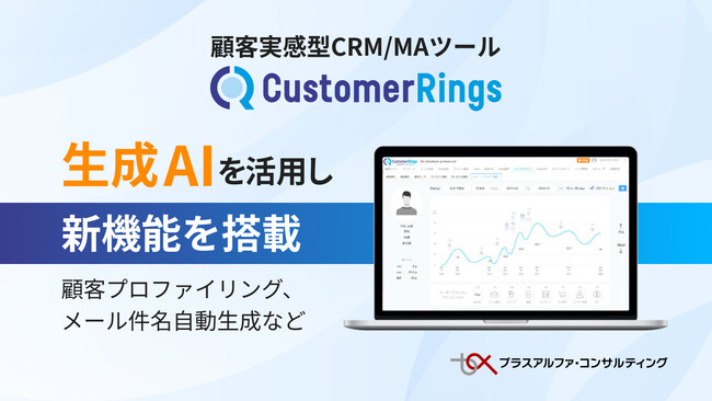 顧客実感型CRM/MAツール「カスタマーリングス」に生成AIを活用した新機能を搭載