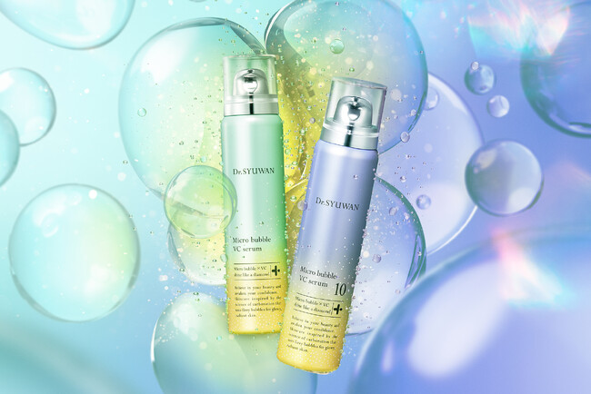 Dr.SYUWAN から高濃度*炭酸**×濃厚ビタミン***10％配合の炭酸濃厚ビタミン美容液※「マイクロバブルVC10セラム」が5月1日新発売！
