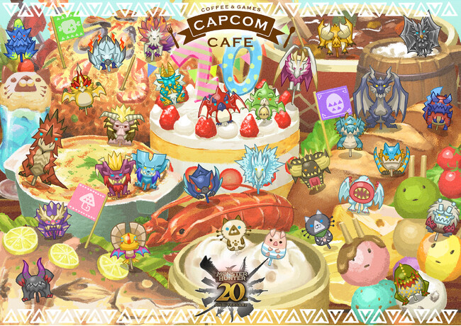 カプコンカフェ 池袋店＆梅田店　「モンスターハンター」20周年を記念したコラボレーションが開催決定