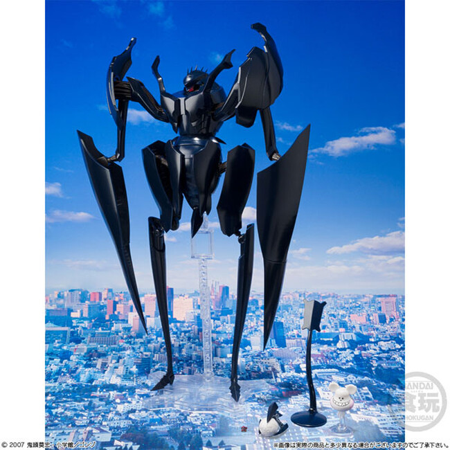 2007年放送のアニメ『ぼくらの』から、「ジアース」を食玩として立体化。あみあみにて予約受付中。