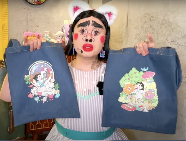 Youtube登録者47万人超!『ブリアナ・ギガンテ』×muneのデニムトートバッグ＆ステッカーが3月21日23時59分まで期間限定受注で新発売！