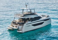 大型サロンクルーザー「PRESTIGE M48」新発売～全幅6mのカタマラン船型を活かし、ゆとりのある極上の居住空間を追求～