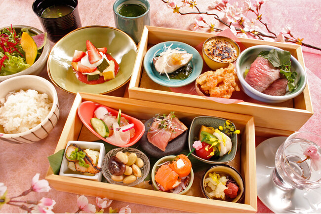 梅田でお花見！4つの桜を詰め込んだ春限定ランチ農絆卓恵 茶屋町店にて3/21(木)スタート