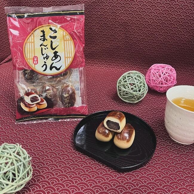 優しい甘さとしっとり食感が魅力。こしあんまんじゅうが2024年3月25日(月)より新発売