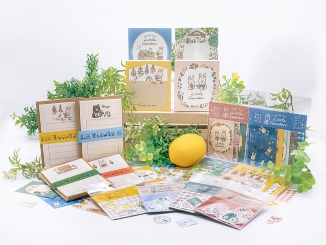 オリジナルステーショナリー「檸檬書店」に新シリーズ「FLOWER SHOP Little Garden」が登場