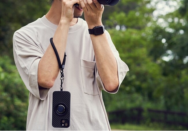 メンズにもおすすめ「アウトドアムードな」BZGLAMのスマホストラップ。一部モデルがリニューアルして再入荷！
