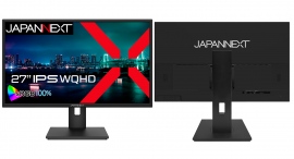 JAPANNEXTが27インチ IPSパネル搭載 WQHD解像度で昇降式多機能スタンド搭載の液晶モニターを26,980円で3月15日(金)に発売 JAPANNEXTが27インチ IPSパネル搭載 WQHD解像度で昇降式多機能スタンド搭載の液晶モニターを26,980円で3月15日(金)に発売