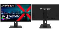 JAPANNEXTが27インチ IPSパネル搭載 WQHD解像度で昇降式多機能スタンド搭載の液晶モニターを26,980円で3月15日(金)に発売
