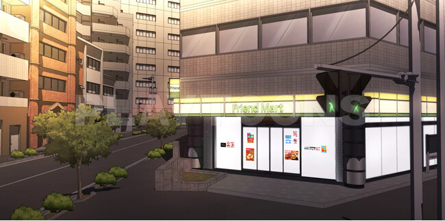 ロケットスタッフ、WEBTOON・出版向け日本オリジナル3D背景素材「コンビニがある街」「学校の文芸部室」をリリース