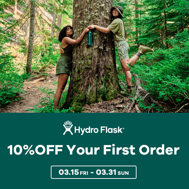 【新規会員登録10%OFF】Hydro Flask(R)オフィシャルサイトにてキャンペーン開始