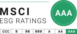 MSCI ESG レーティングにおいて最高評価である「AAA」評価を2年連続で獲得