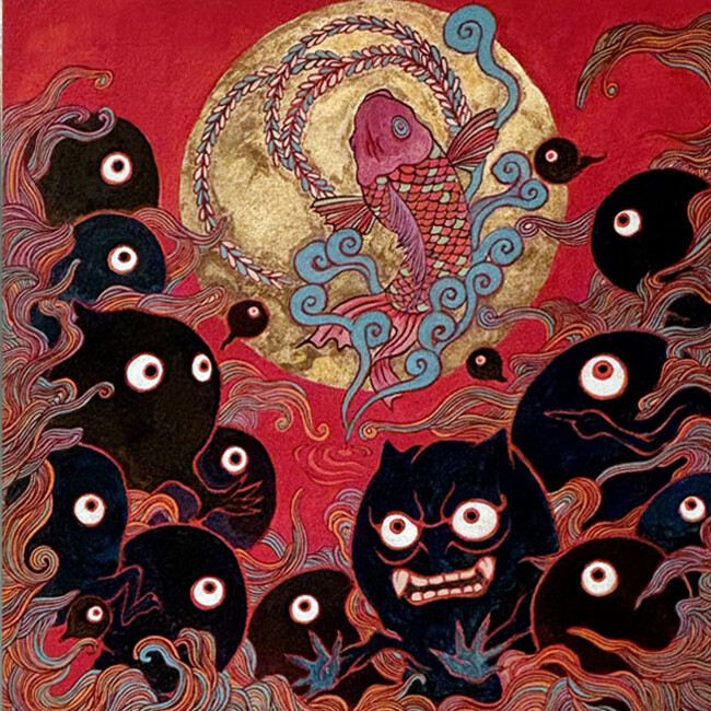 絵画展「柳生忠平 妖怪絵図」六本木で開催