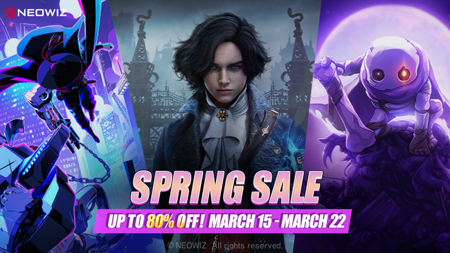 【NEOWIZ　プレスリリース】『Lies of P』や『Skul: The Hero Slayer』が割引価格で購入できる！Steamにて「NEOWIZ SPRING SALE」本日より開始！