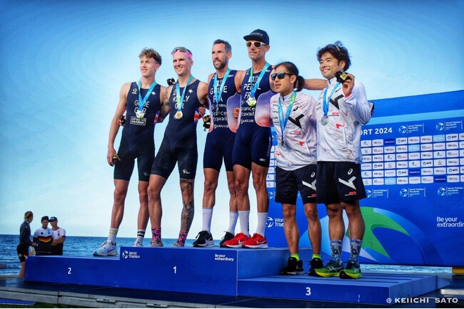 米岡聡、秦由加子3位！ワールドトライアスロンパラシリーズ（2024/デボンポート）結果