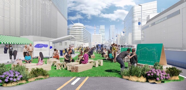 「GINZA SKY WALK 2024」を大型連休中に開催