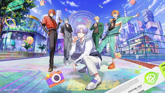 新作タイトル『18TRIP（エイティーントリップ）』大人気観光特区「KOBE」区長3人の立ち絵とキャストを公開！