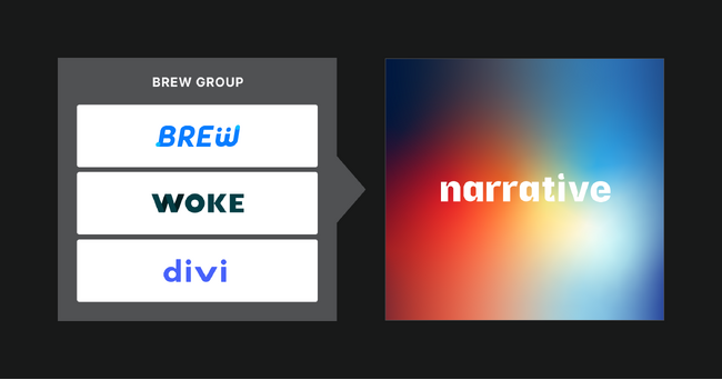 BREWグループが統合、narrative Inc.として再始動