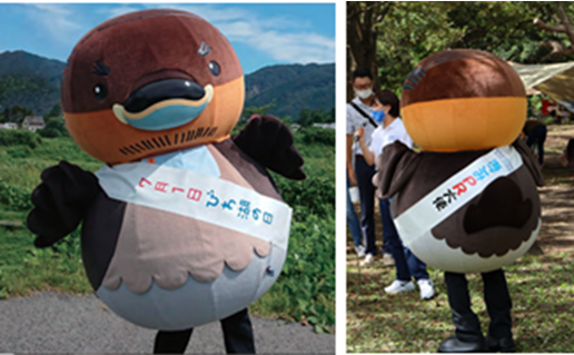 日本で唯一湖で人が暮らす島　海なし県の離島沖島へ！「野洲のおっさん拾い箱」設置式を開催しました！