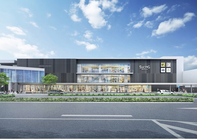 4月25日、第一弾商業施設「SWING　MALL」を南口に開業します