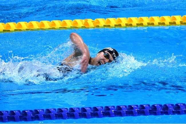 鈴与株式会社所属 競泳 望月絹子選手「国際大会代表選手選考会」４００ｍ自由形 第３位入賞