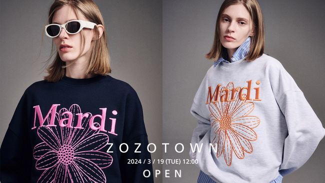 韓国発アパレルブランド「Mardi Mercredi/マルディメクルディ」がZOZOTOWN内にて待望のショップオープン