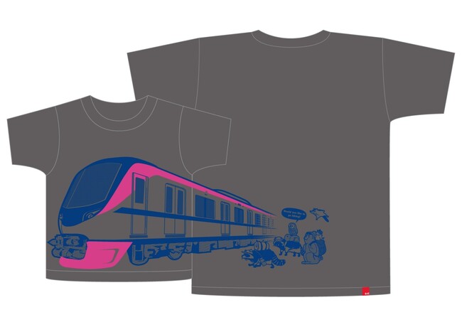 OJICOから京王ライナーをモチーフにデザインした新作Tシャツが先行販売で登場！