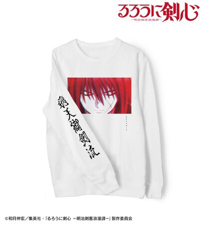 TVアニメ「るろうに剣心 -明治剣客浪漫譚-」の緋村剣心 トレーナー、緋村剣心 ロングTシャツなどの受注を開始！！アニメ・漫画のオリジナルグッズを販売する「AMNIBUS」にて