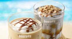 豆乳に黒糖と黒ごまを合わせたアレンジラテや黒糖ミルクレープ　柑橘香る爽やかなヨーグルンや新作モーニングなど　ドトールコーヒーショップで4月4日発売