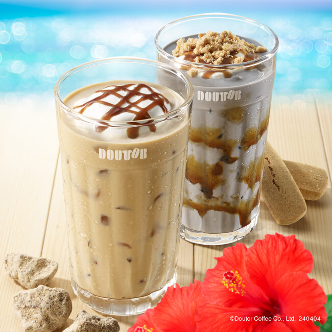 豆乳に黒糖と黒ごまを合わせたアレンジラテや黒糖ミルクレープ　柑橘香る爽やかなヨーグルンや新作モーニングなど　ドトールコーヒーショップで4月4日発売