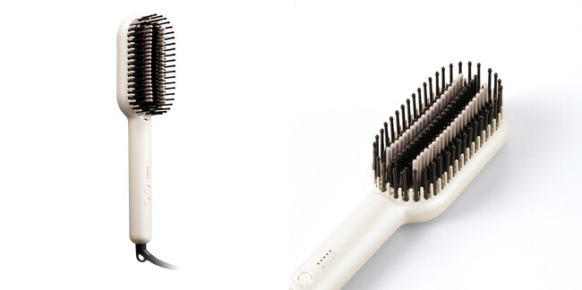 髪をとかすだけで、簡単＆時短ストレート！ テスコムから、ヘアアイロンとブラシが一体化した 「マイナスイオン ストレートブラシアイロン TB560A」を新発売