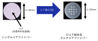 NECとNTT、世界初、12コア光ファイバーによる7,000km以上の長距離伝送実験に成功
～大洋横断級光海底ケーブルの大容量化に向けて前進～