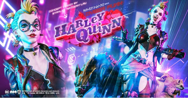 機械を纏うカオスの女王！「サイバーパンク ハーレイ・クイン」が、スタンリー“Artgerm”ラウとのコラボで登場
