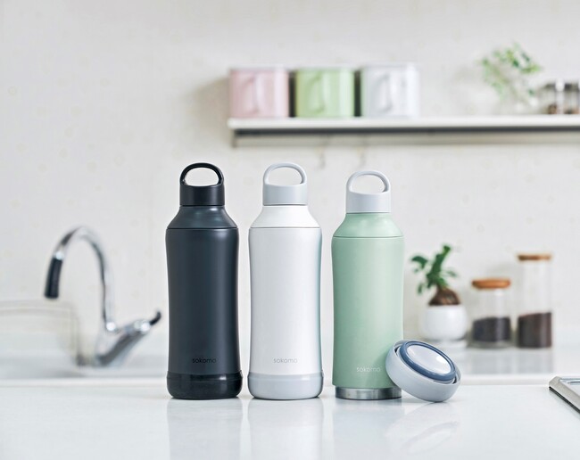 水筒に新常識。底を外して底まで洗える「sokomoそこまで洗えるボトル」を発売