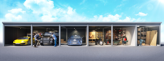 車・バイク好き必見！御殿場IC2分の貸しガレージ「COCO GARAGE御殿場」が2024年5月オープン