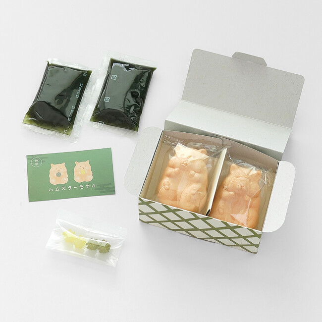 抹茶好きにはたまらない！ハムスターモナカ抹茶餡に2個入りが登場！