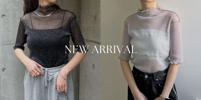 【Re:EDIT（リエディ）】大人エレガントにきまる旬のラメチュールプルオーバーの発売が3/25(月)12:00～スタート！