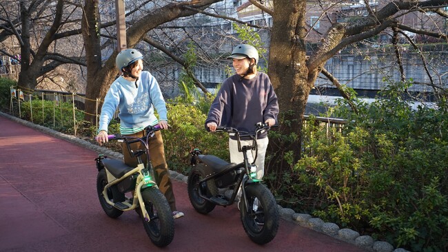 電動モビリティブランドのWOが2024年4月1日より中目黒旗艦店で特定小型原付wonkeyのレンタルサービスを開始