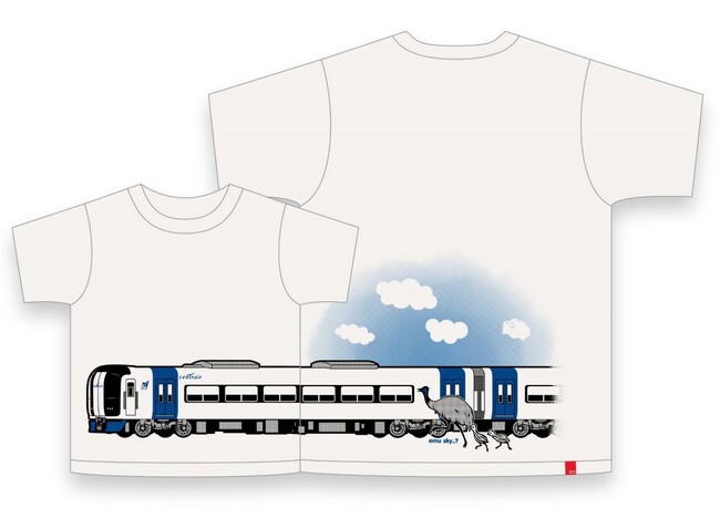 OJICOから名鉄ミュースカイをモチーフにした新作Tシャツが先行販売で登場！