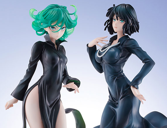 TVアニメ『ワンパンマン』より、「戦慄のタツマキ」「地獄のフブキ」がAMAKUNIよりフィギュアとなって登場。