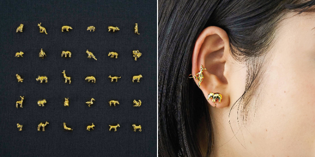 30種類の動物図鑑イヤアクセサリー復刻版がフェリシモ「YOU+MORE!」10周年を記念して登場