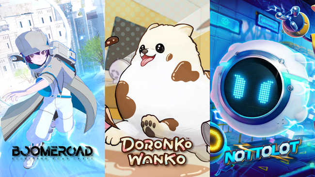 バンダイナムコスタジオの2023年度新人研修プロジェクト！『BOOMEROAD』、『DORONKOWANKO』、『NOTTOLOT』3タイトルが本日3月26日(火)よりSteamで無料配信開始！