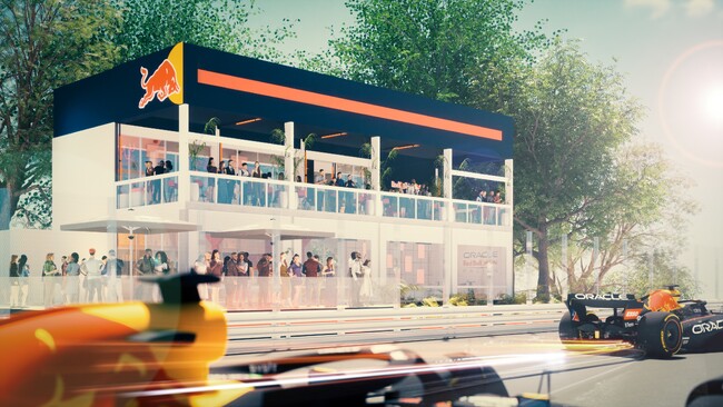鈴鹿サーキット、レッドブルVIPラウンジの名称は Red Bull Front Row