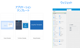 再利用可能なテンプレートとウィジェット