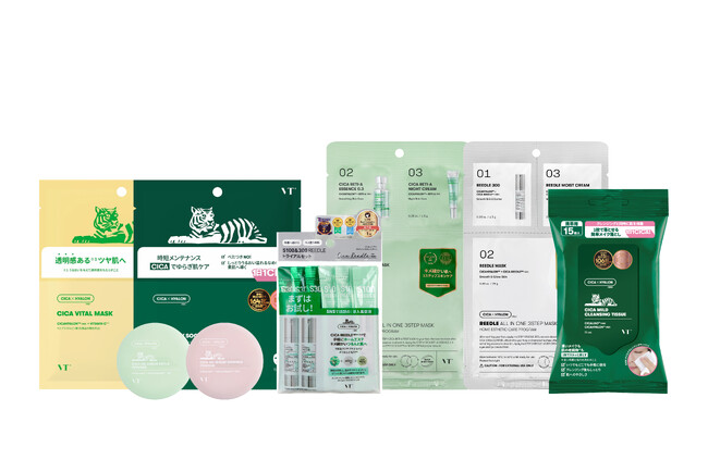この春、コンビニで出会えるVTの人気商品！お手軽に試せるリードルSのトライアルセットから定番のスージングマスクまで！セブン-イレブン、ローソン、ファミリーマートで展開