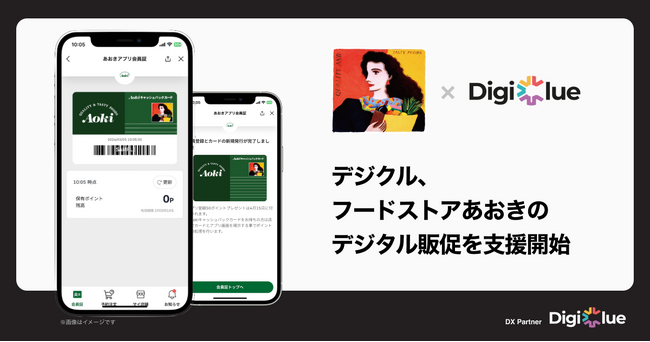 デジクル、静岡を中心に小売業を展開する株式会社あおきのデジタル販促を支援開始