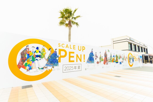 ヘラルボニー、三井アウトレットパーク 木更津にて全長約260メートルの仮囲いクリエイティブを担当