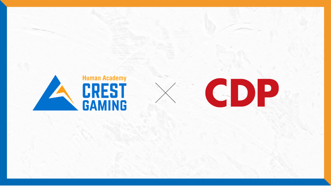 eスポーツチーム「Human Academy CREST GAMING」「シーデーピージャパン株式会社」とスポンサー契約を締結