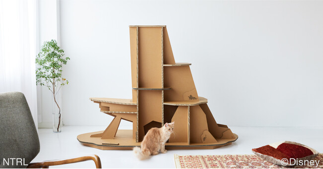 【新商品】ディズニー作品をモチーフとした大型キャットタワー3種、コンセプトは「ねこが主人公になる舞台」