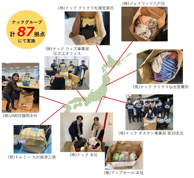 “暮らしのお役立ち企業” 株式会社ナック「古着deワクチン まごころプロジェクト」に参加！
