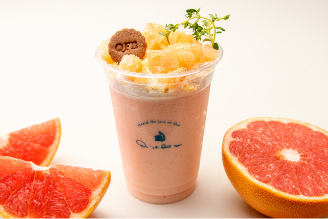 【キル フェ ボン】テイクアウト専門のドリンクスタンド「stand de jus et the (スタンド ジュ エ テ) 」新作「ピンクグレープフルーツのフルージュ」登場！